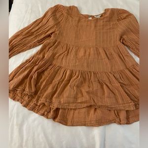 American Eagle Womens
Stripe Peplum Blouse